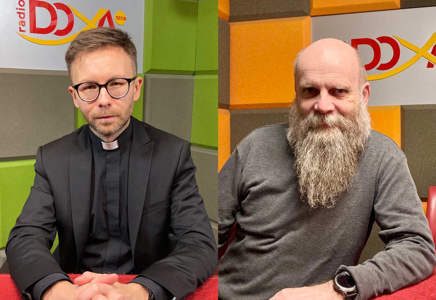 Andrzej Ochman i Grzegorz Strzelczyk w Radiu DOXA