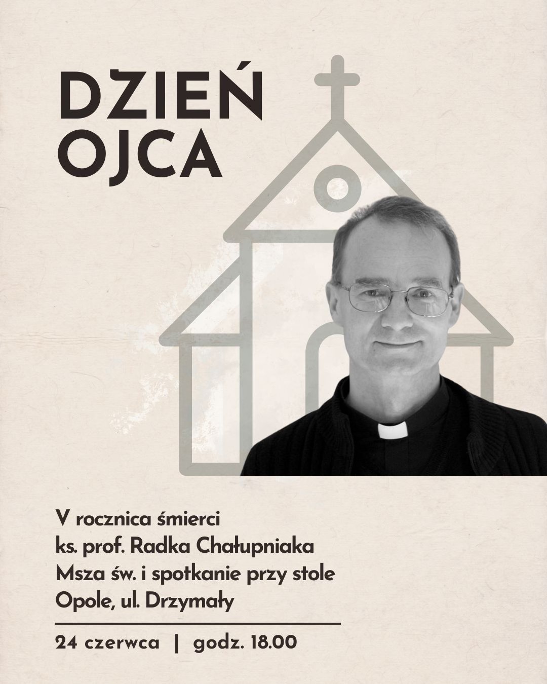Plakat promujący Dzień Ojca 2025