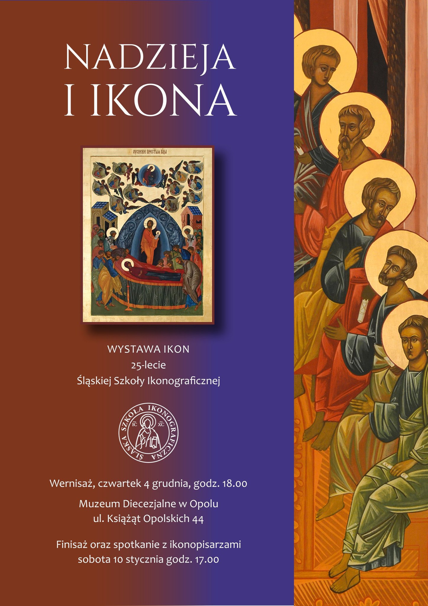 Nadzieja i ikona - zaproszenie na wystawę ikon